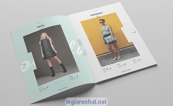 Mẫu Catalogue ngành thời trang