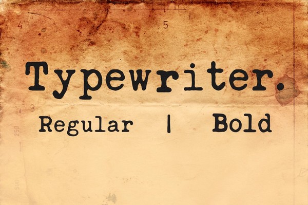 font Typewriter