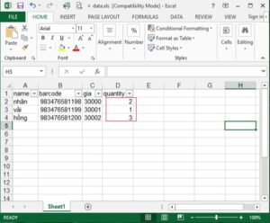 In tem bằng file excel - Giải pháp tiết kiệm cho cửa hàng nhỏ