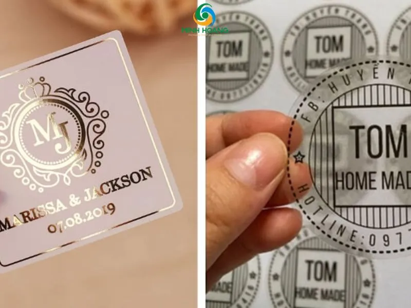 in decal nhựa trong