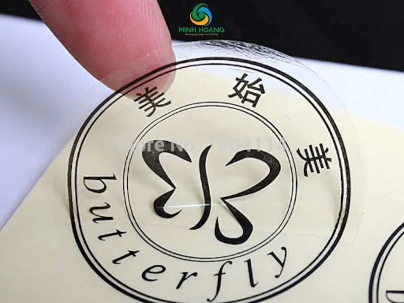 in decal nhựa trong