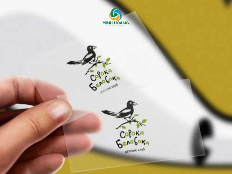 in decal nhựa trong
