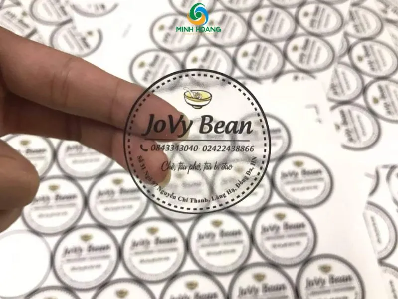 in decal nhựa trong