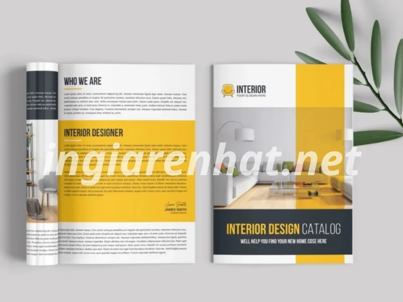 in catalogue bìa cứng