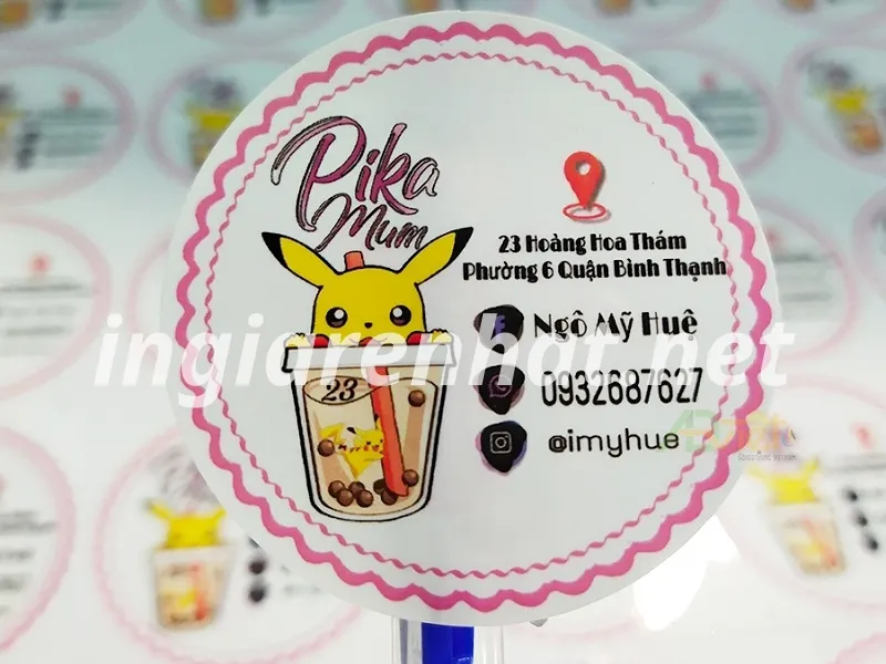 tiệm in decal gần đây